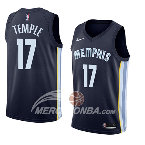 Maglia NBA Memphis Grizzlies Garrett Temple Icon 2018 Blu